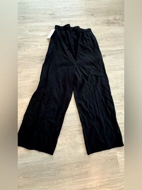 Isabel Black Wide-Leg Maternity Pants